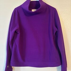 Dudley Stephens Vibrant Purple Turtleneck Sweater